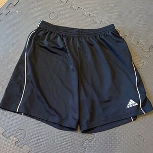 Adidas Unisex Black Athletic Shorts